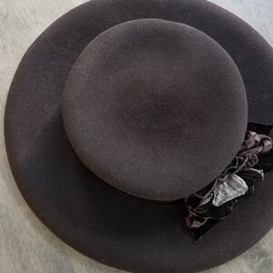 Sherel's hat with decorations